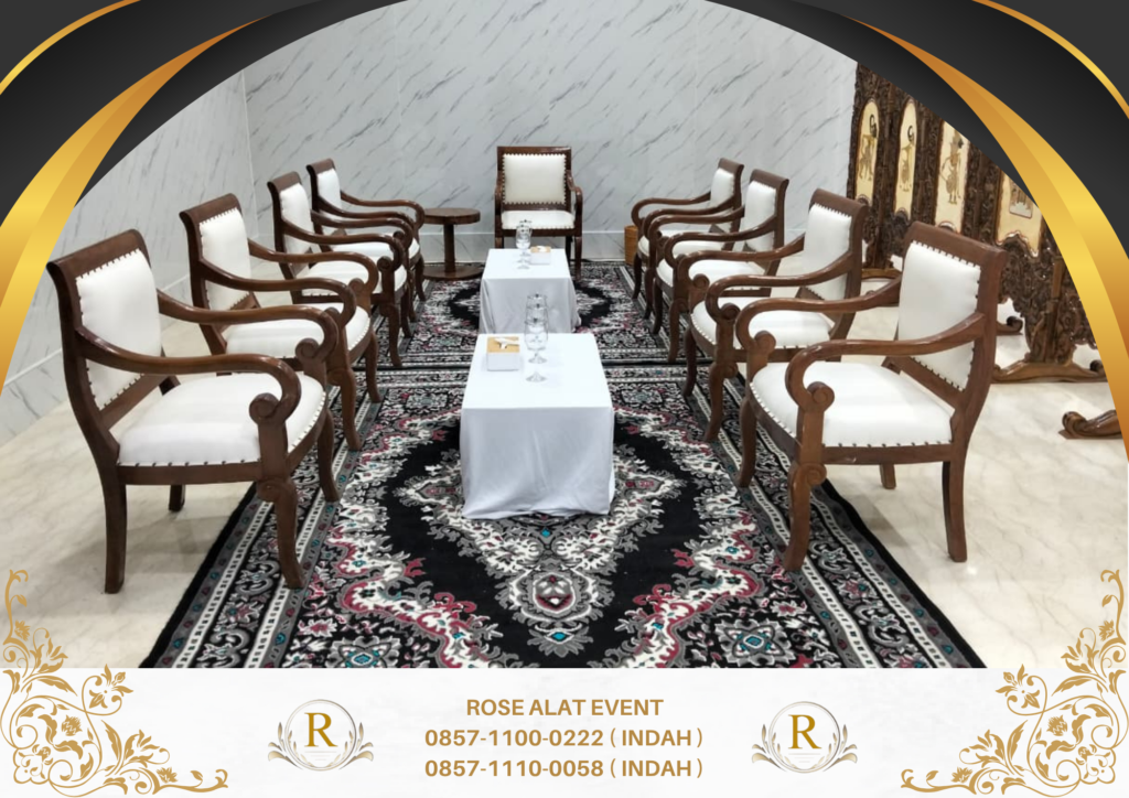 Pusat Sewa Meja Vip Kayu Kursi VIP Kayu Area Bekasi