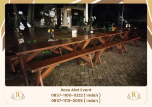 Pusat Sewa Kursi Meja Taman Kaki Silang Area Bekasi