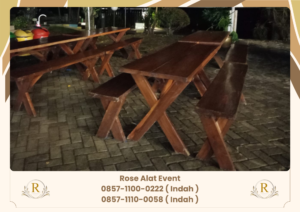 Pusat Sewa Kursi Meja Taman Kaki Silang Area Bekasi