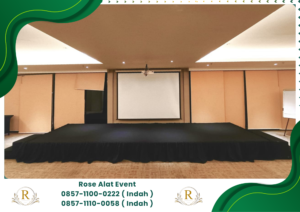 Sewa Panggung Cover Hitam Area Sekitar Scbd