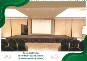 Sewa Panggung Cover Hitam Area Sekitar Scbd