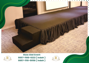 Sewa Panggung Cover Hitam Area Sekitar Scbd