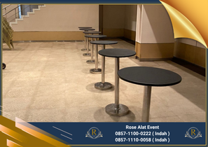 Rental Meja Bar Dan Kursi Puff Kotak Area Bekasi