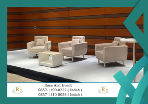 Sewa Sofa Scandinavian Kaki Kayu Area Bekasi