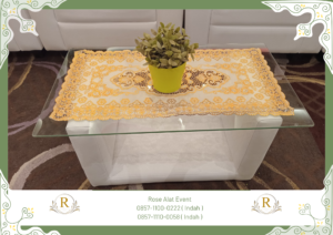 Sewa Sofa Meja VIP Kaca Putih Bekasi