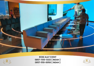 Sewa Sofa Scandinavian kaki Kayu Area Bekasi