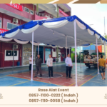 Rental Tenda Plafon Poni Biru Bekasi