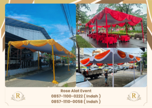Sewa Tenda Plafon Aneka Warna Poni Area Cibitung Bekasi
