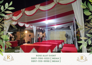 Sewa Tenda Merah Putih Dan Meja Kotak Pik 2