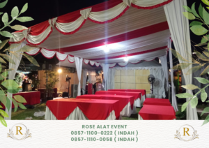 Sewa Tenda Merah Putih Dan Meja Kotak Pik 2
