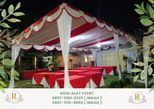 Sewa Tenda Merah Putih Dan Meja Kotak Pik 2
