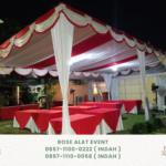 Sewa Tenda Merah Putih Dan Meja Kotak Pik 2