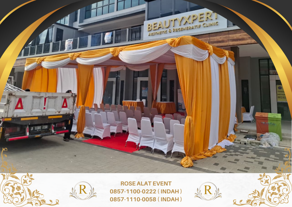 Sewa Tenda Lengkap Karpet Kursi Meja Area Bekasi