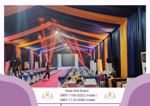 Jasa Dekorasi Kain Roder Aneka Warna Area Bekasi