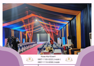 Jasa Dekorasi Kain Roder Aneka Warna Area Bekasi