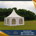 Jasa Sewa Tenda Sarnafil atau Tenda Kerucut Putih Bekasi