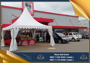 Jasa Sewa Tenda Sarnafil atau Tenda Kerucut Putih Bekasi