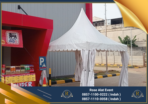 Jasa Sewa Tenda Sarnafil atau Tenda Kerucut Putih Bekasi