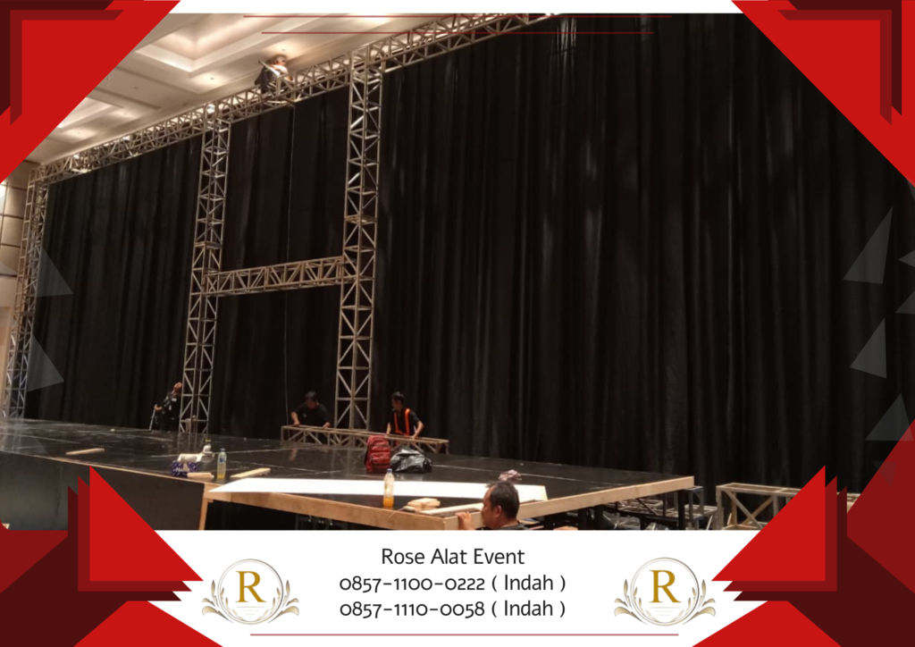 Jasa Rental Tirai Warna Hitam Tebal Tanah Abang