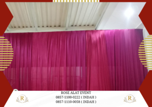 Sewa Tirai Filamin Aneka Warna Area Bekasi