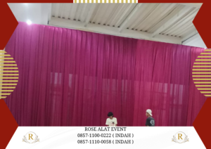 Sewa Tirai Filamin Aneka Warna Area Bekasi