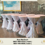 Sewa Meja Bar Taplak Tebar Ikat Pita Area Bekasi