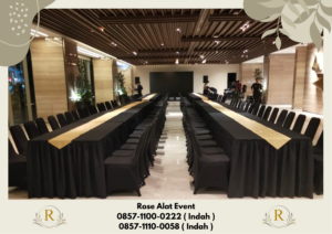Sewa Meja Full Cover Dan Aksesoris Area Bekasi