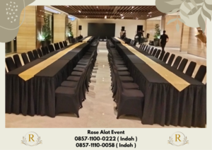 Sewa Meja Full Cover Dan Aksesoris Area Bekasi