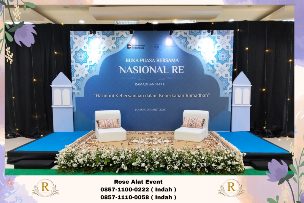 Sewa Backdrop Panggung Stage Area Cikarang Bekasi