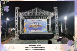 Sewa Backdrop Panggung Stage Area Cikarang Bekasi