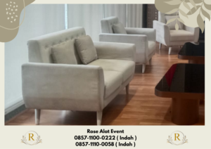 Sewa Sofa Studio Kaki Kayu Area Bekasi