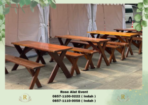 Rental Meja Kursi Taman Kaki Extra Cikarang Bekasi