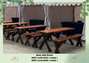 Rental Meja Kursi Taman Kaki Extra Cikarang Bekasi