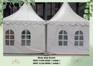 Jasa Sewa Tenda Sarnafil Kerucut Putih Area Bekasi