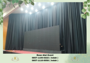 Pusat Rental Tirai Lotto Hitam Bekasi