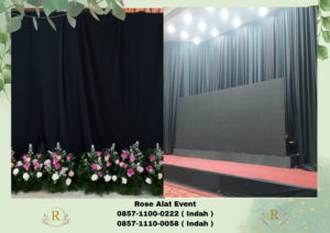 Pusat Rental Tirai Lotto Hitam Bekasi
