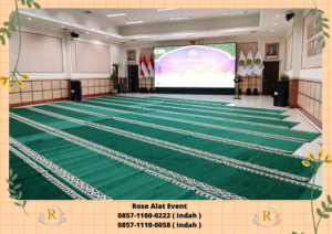 Rental Karpet Panjang Hijau Tebal Untuk Area Bekasi