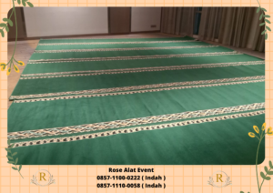 Rental Karpet Panjang Hijau Tebal Untuk Area Bekasi