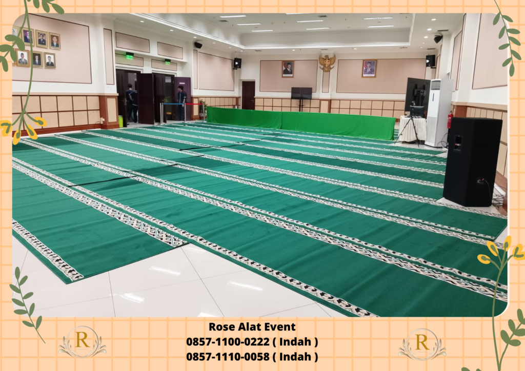 Rental Karpet Panjang Hijau Tebal Untuk Area Bekasi