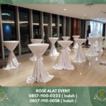 Rental Meja Barstool Cover Berkualitas Dan Kokoh Bekasi