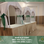 Rental Meja Gubukan Makanan Aneka Warna Area Cikarang