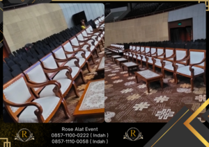 Sewa Kursi VIP kayu,Kursi Futura,Meja Kotak Bekasi