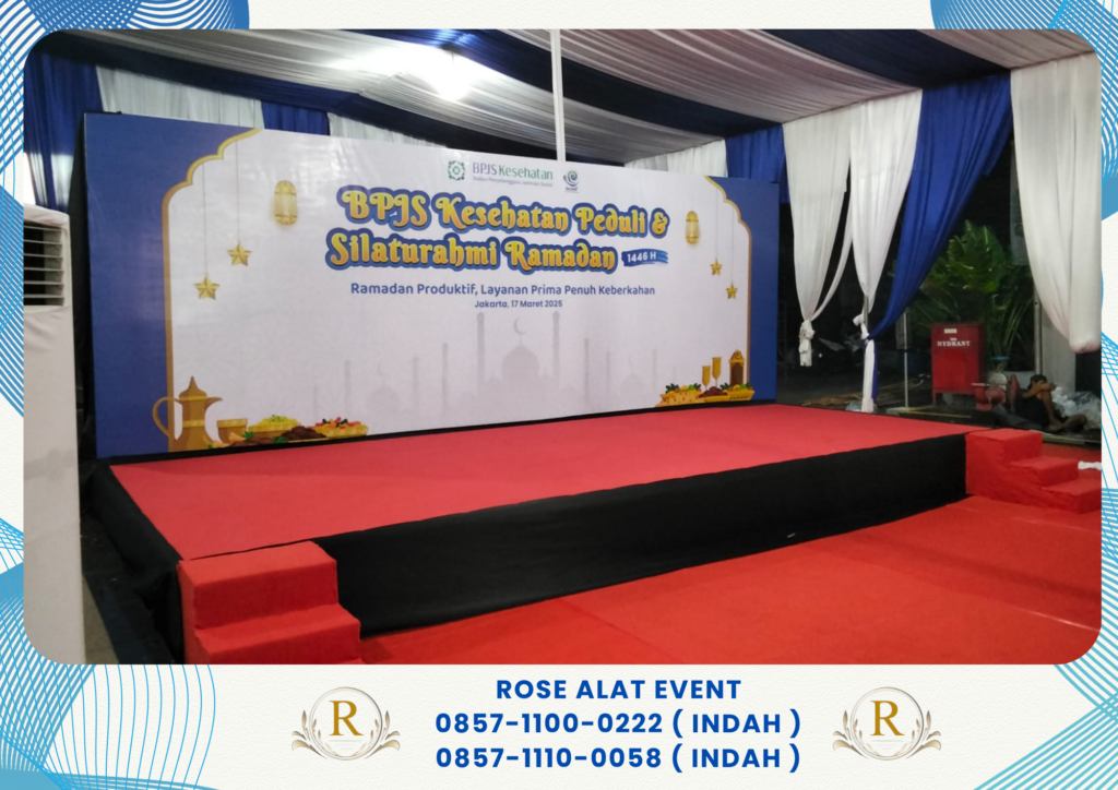 Sewa Panggung Karpet Merah Dan Backdrop Area Terdekat Cikarang