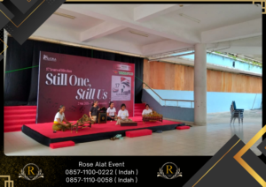 Sewa panggung Cover Karpet Merah Backdrop Area Bekasi