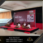 Sewa panggung Cover Karpet Merah Backdrop Area Bekasi