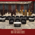 Gudang Sewa Sofa Oval Hitam Area Jakarta Timur