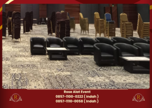 Gudang Sewa Sofa Oval Hitam Area Jakarta Timur