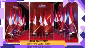 Sewa Tiang Bendera VIP Bahan Stainless bekasi