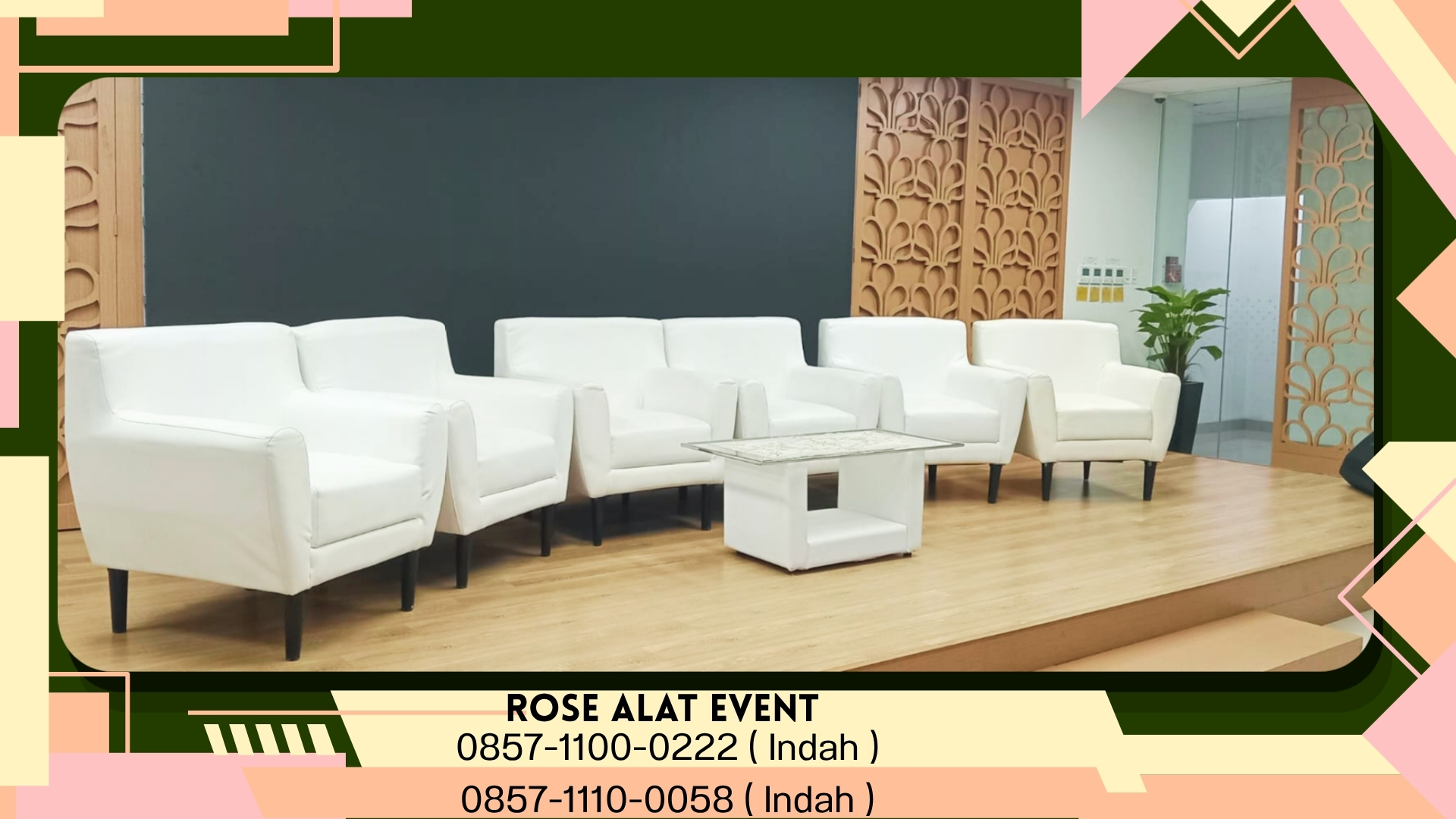 Jasa Sewa Sofa Scandinavia Putih Cikarang 