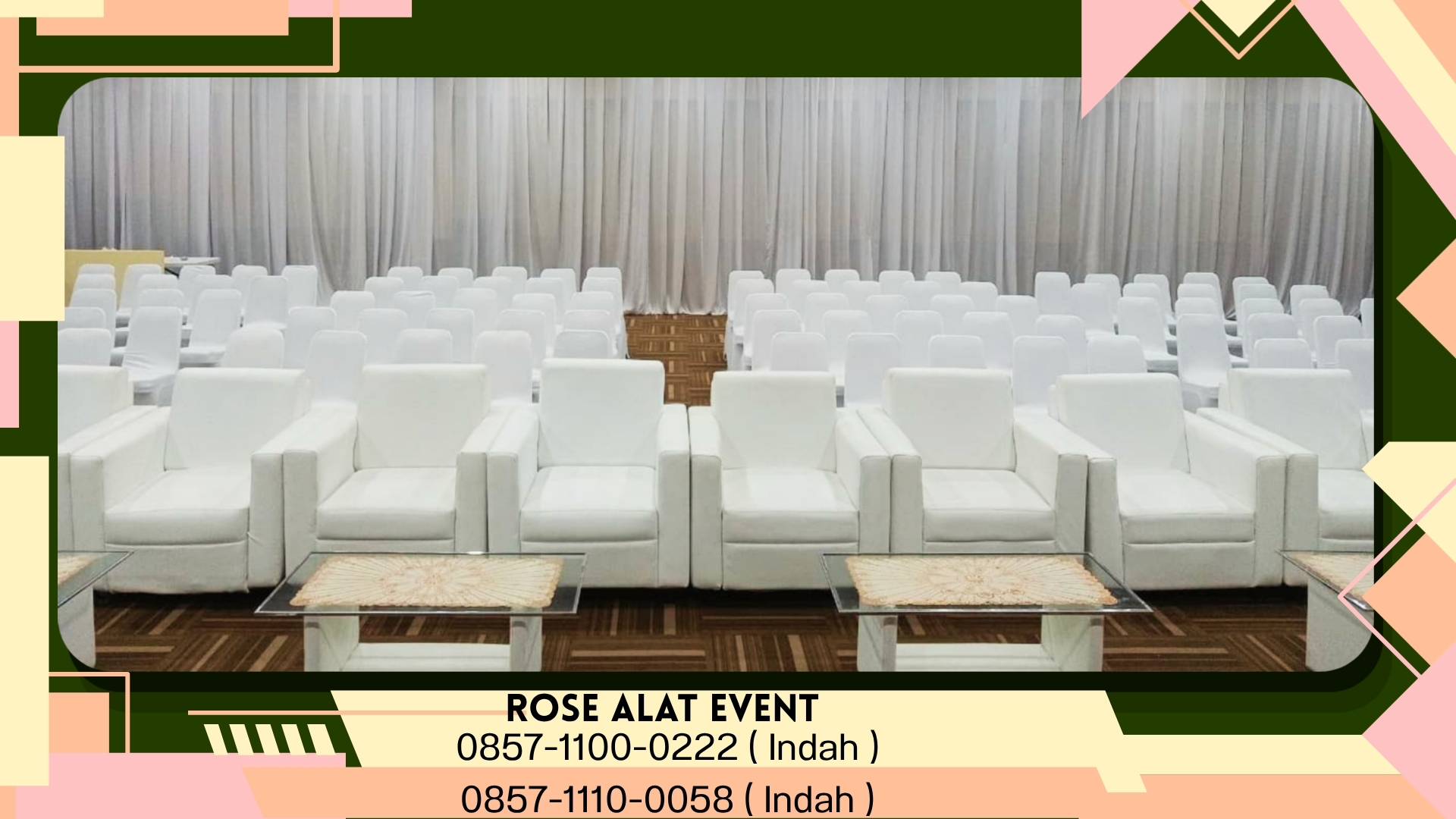 Jasa Sewa Sofa Kotak Warna Hitam Dan Putih 